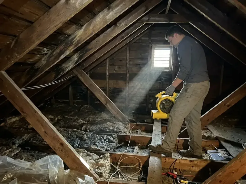 attic-water-damage-drying-proc-007 — frequently asked questions, Emergency Water Extraction & 24/7 Flood Response in Meriden…
